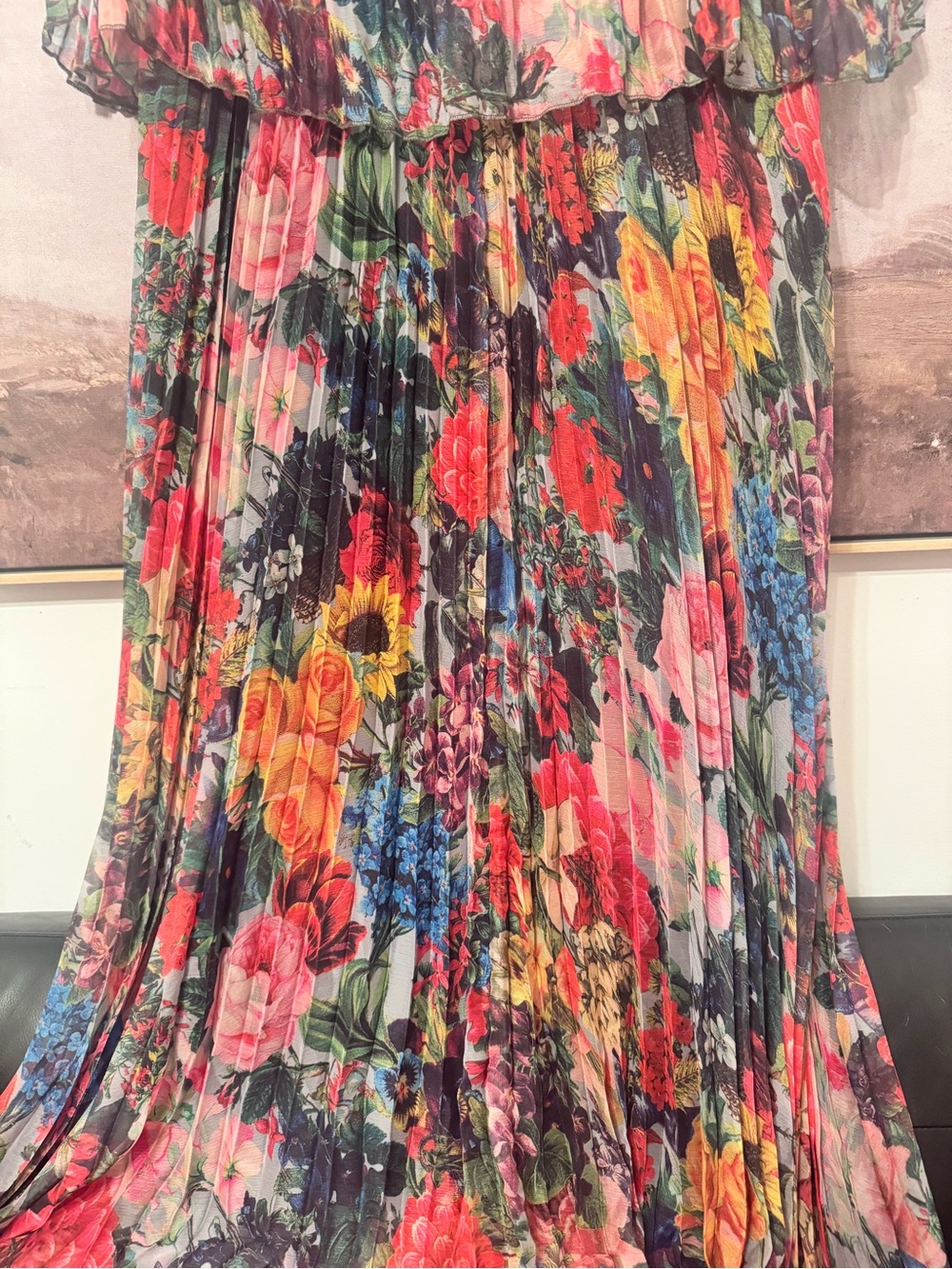 Reflora Plus Size Women Summer Red Boho Dress/ Size 2XL - Picture 5 of 14